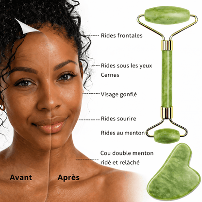 Gua Sha Visage Anti-Taches — Draining & Éclat